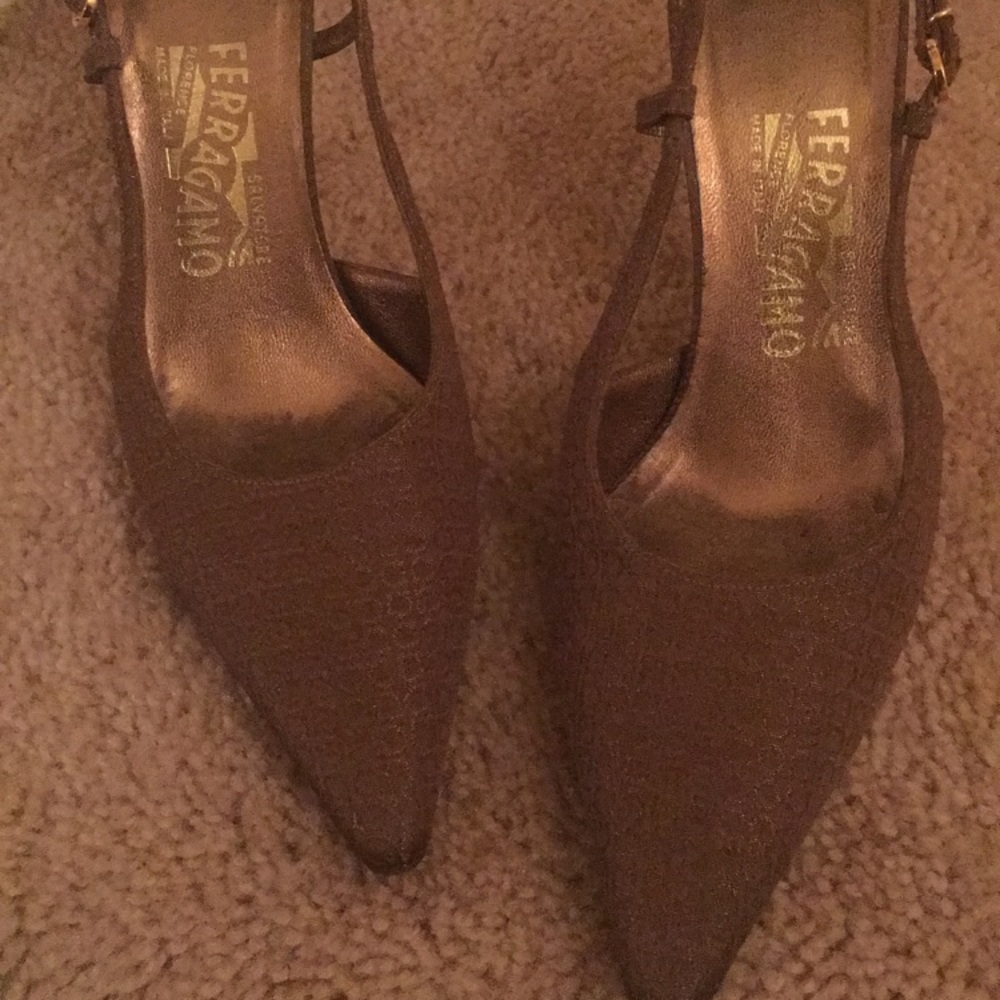 Salvatore Ferragamo slingback heel